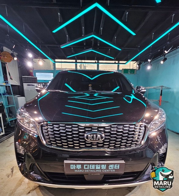 쏘렌토 조명 연출 완성